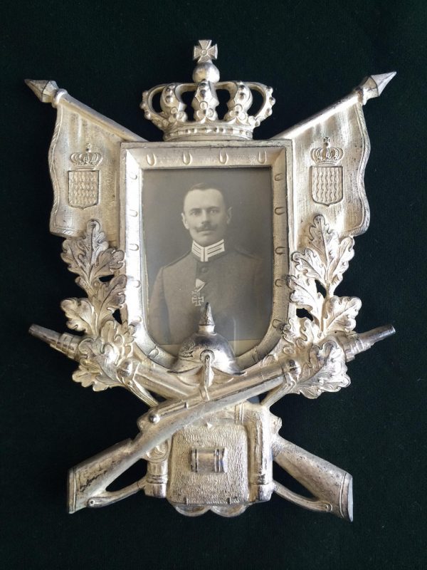 Royal Bavarian Regimental Stein, Medal, Photograph & Book Grouping (#23656)